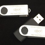 TP501black　USBメモリー　UVインクジェット印刷